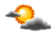 Partly sunny; nice
