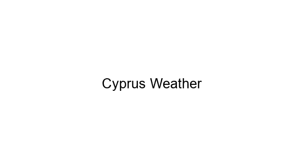 Cyprus Yearly Weather Chart